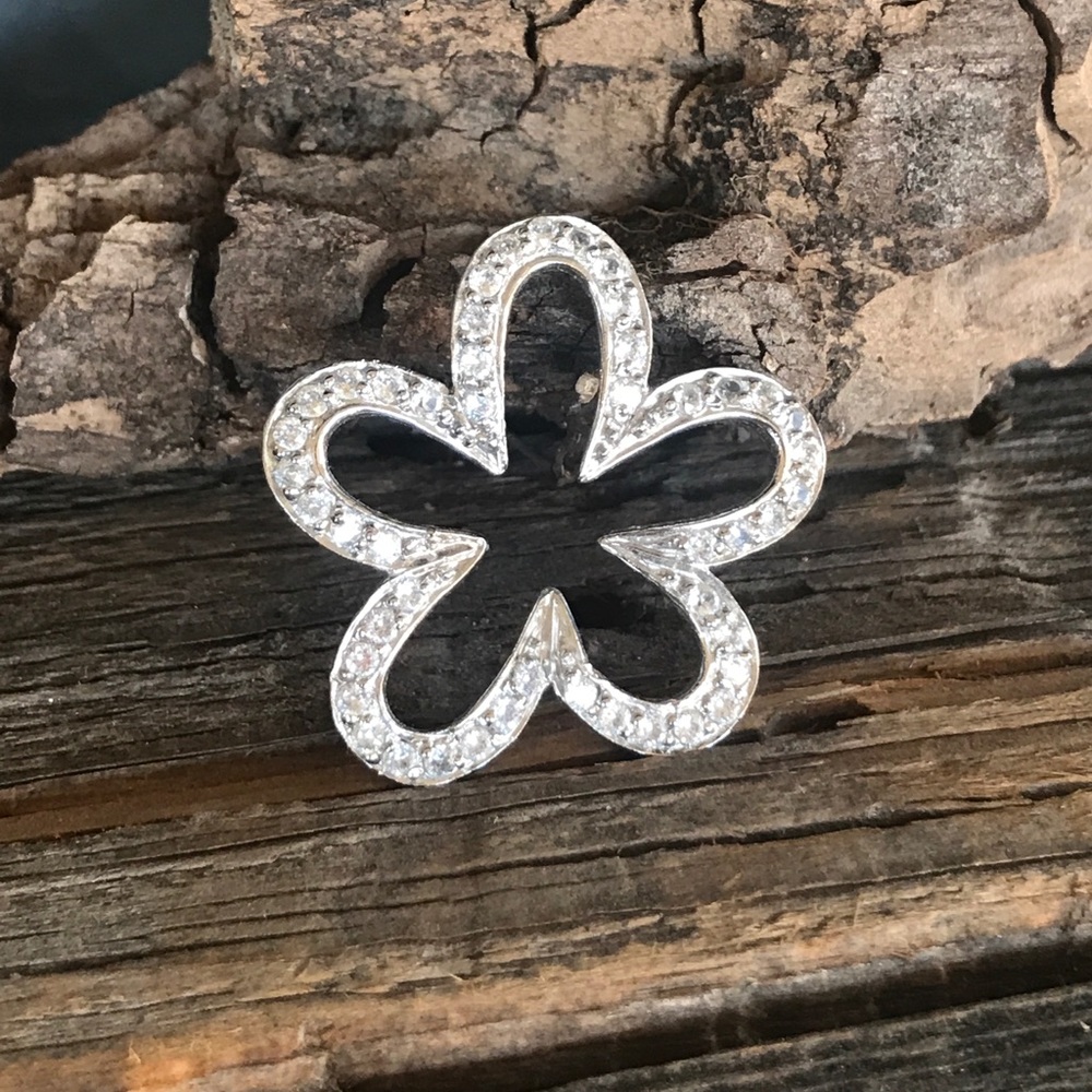 Crystal Flower Pendant